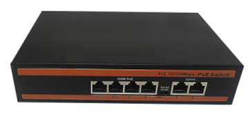 GP-1006 4+2 POE Switch