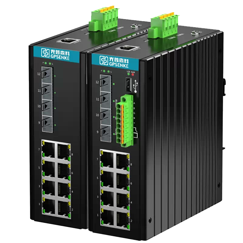 GPEM2012G-R Series 4+8 Industrial L2+ Managed ETH Switch