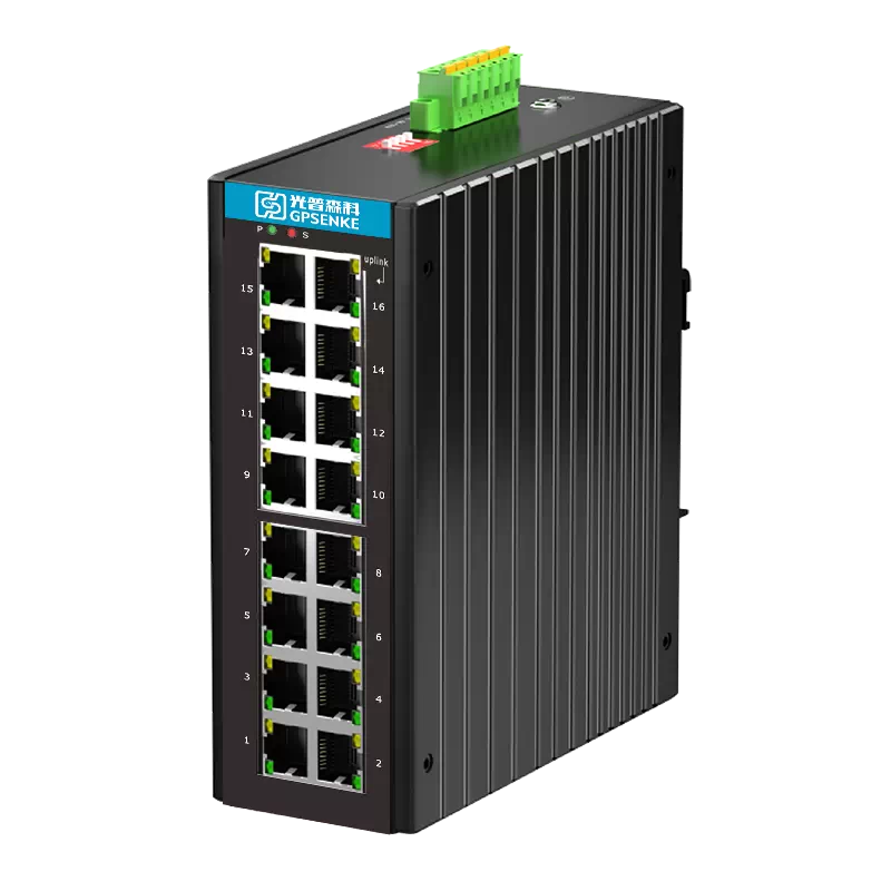 GPLA1016-R Series 16*100/1000M Industrial Unmanaged ETH Switch