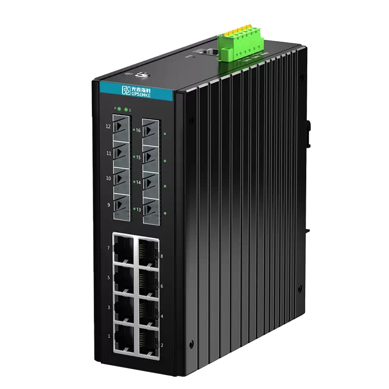 GPEM2016G-R Series 8+8 Industrial L2+ Managed ETH Switch