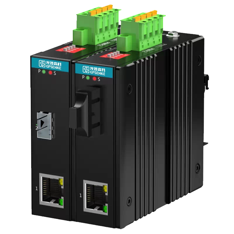GPAM200G-R 1+1 Series Industrial Media Converter