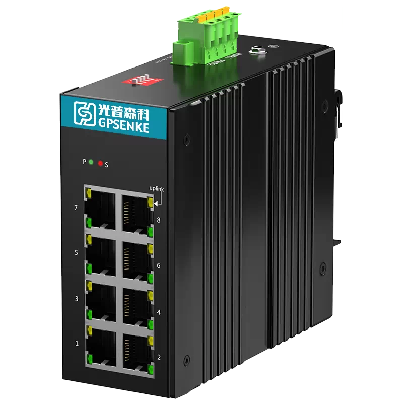 GPLA1008-R Series 8*100M/1000M Industrial Unmanaged ETH Switch